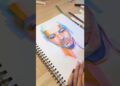 Alcohol marker portrait drawing #sketchful #illustrative #artist #art #alcoholmarkers #portraitart