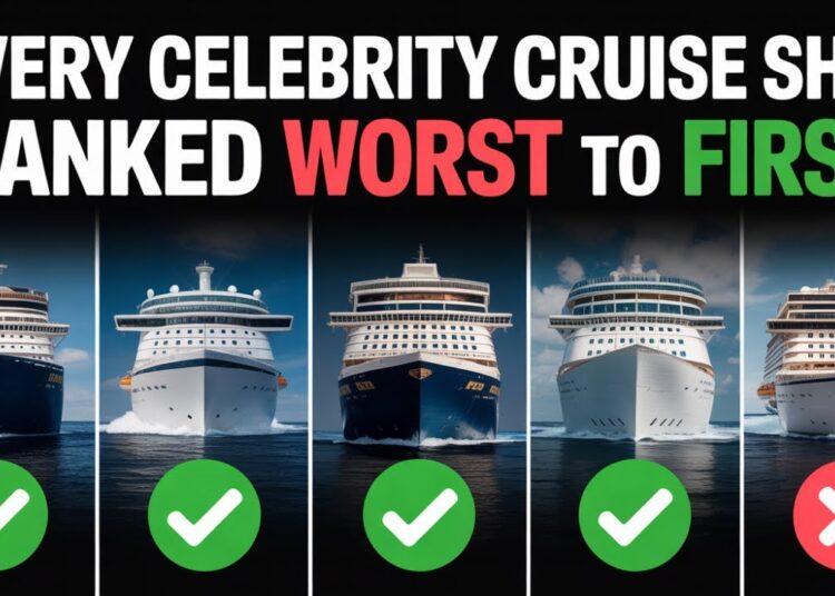 EVERY Celebrity Cruise Ship RANKED Worst to First