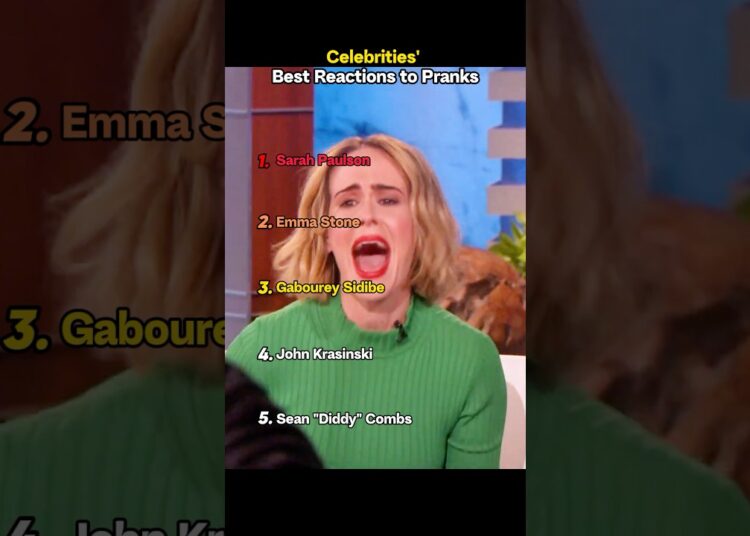 Celebrities’ best reactions to pranks #celebrity #pranks #theellenshow