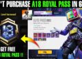 Don’t Purchase! A18 Royal Pass In 60 Uc 🤨| Extra 8 Free Material | New RP Point Voucher Shop
