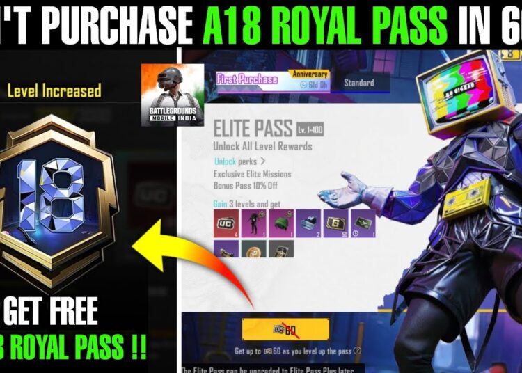 Don’t Purchase! A18 Royal Pass In 60 Uc 🤨| Extra 8 Free Material | New RP Point Voucher Shop