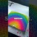 My happy little rainbow art makes people SO MAD.  #artist #texturedart