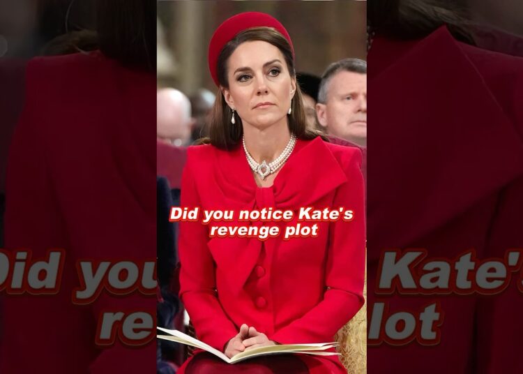 Did you notice Kate’s revenge plot #princesskate #queencamilla #fyp #royal