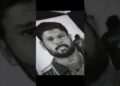 SanjuSamson pencil drawing🥰🌟|pencil art|kichuz arts|#art #artist #artwork #sanjusamson #t20worldcup
