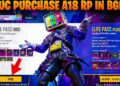 A18 RP BUY ONLY 60UC IN BGMI😍BGMI NEW A18 ROYAL PASS 😍BUY A18 RP FREE BONUS RP IN BGMI😍