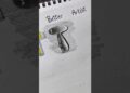 Alphabet T Drawing-Basic to Artist😮#youtubeshorts #drawing #easyartlover #satisfying #trendingshorts