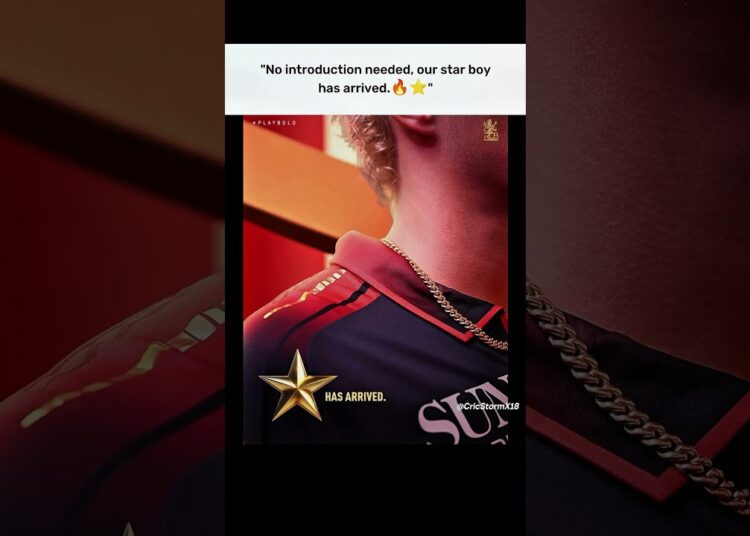 Jacob Bethell Star Arrival for Royal Challengers Bengaluru ⭐🔥 #shortsfeed #jacobbethell