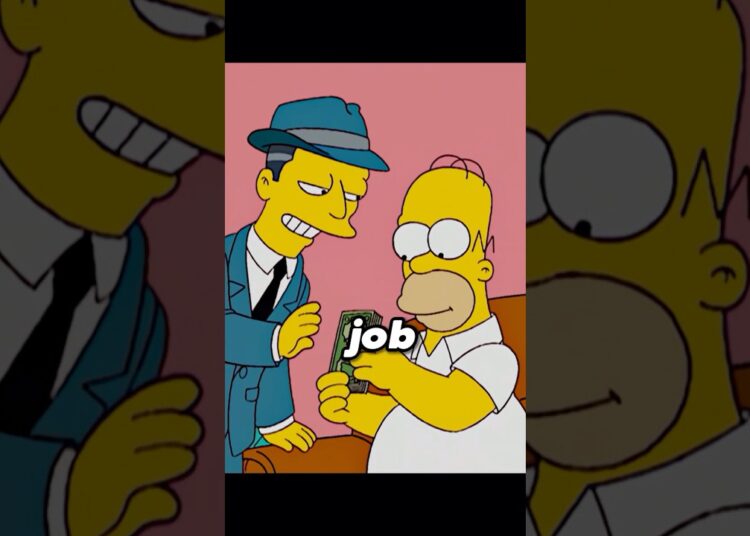 Homer becomes a professional celebrity assassin. #thesimpsons #simpsons #foryou #love