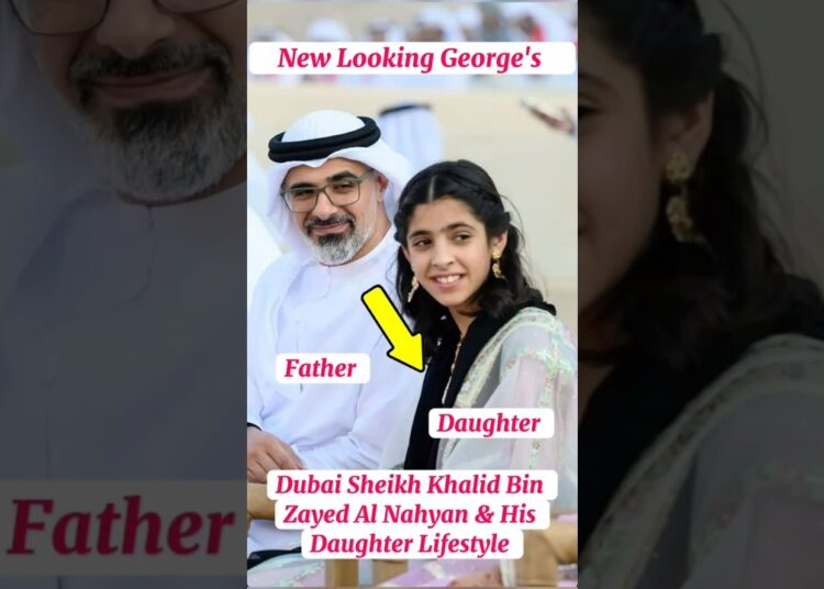 Dubai Royal Family|Dubai Sheikh Khalid Bin Zayed Al Nahyan & His Daughter#family#lifestyle#ytshorts