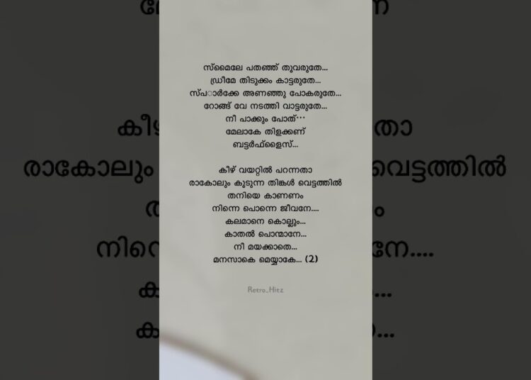 Smiley🩶#kaadhalponman #trending #viralsong #lyrics #malayalamlyrics #songlyrics #shortsfeed #music