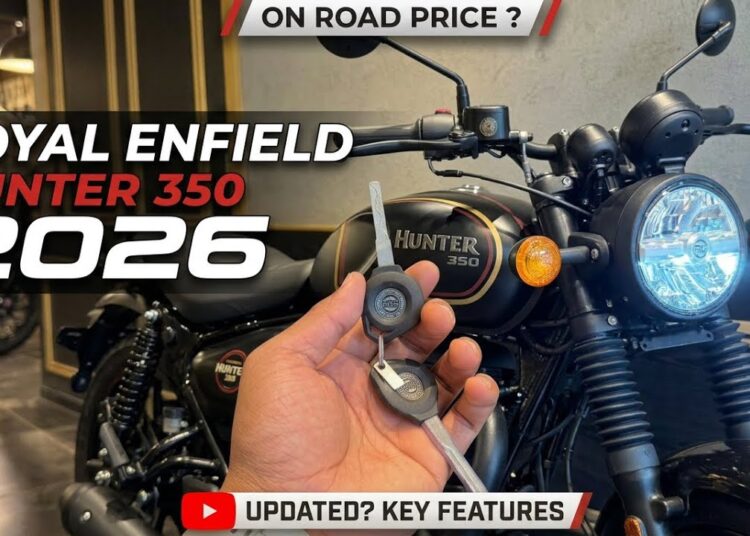 Royal Enfield Hunter 350 Matt Black 2026: Exhaust Sound, Mileage & On road price ?