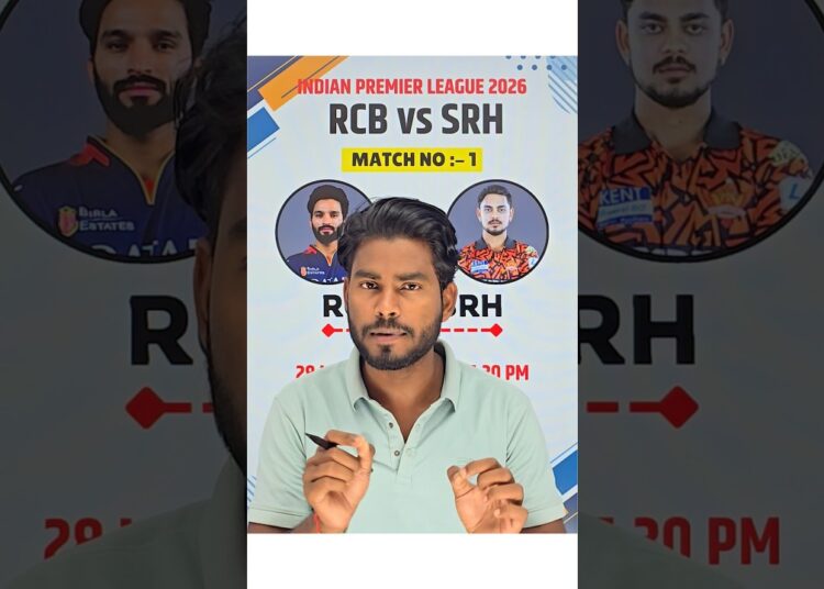 RCB vs SRH Dream11 Prediction, Royal Challengers Bengaluru vs Sunrisers Hyderabad, RCB vs SRH 2026