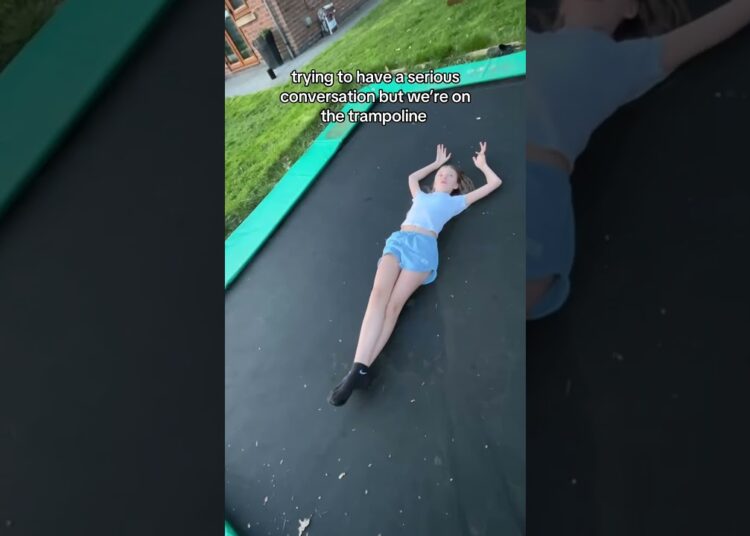 spilling the tea  #fyp #viral #trampoline #gossip #bsf
