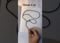 THREAD DRAWING #howtodraw #art #drawing #artist #shorts