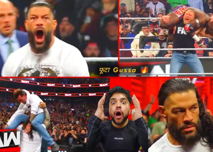 Roman ka Foota Gussa 🔥 Raw Tabahi – Roman Destroys Punk | Brock Oba Faceoff | WWE Raw Highlights