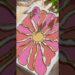 DIY Textured Flower Canvas Art | Wall Decor Under $5