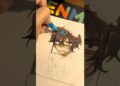use lo plumones acrílicos de ENMY‼️❤️#artist #art #sketchbook #sketchbook #processart