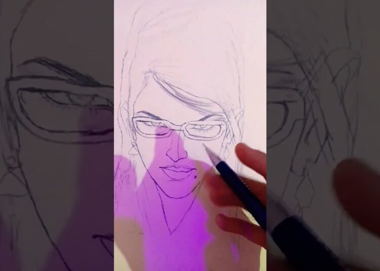 mommy?? 👩#fypシ #artist #ytshorts #drawing #artist #art #sketch #trending #bayonetta #trendingnow