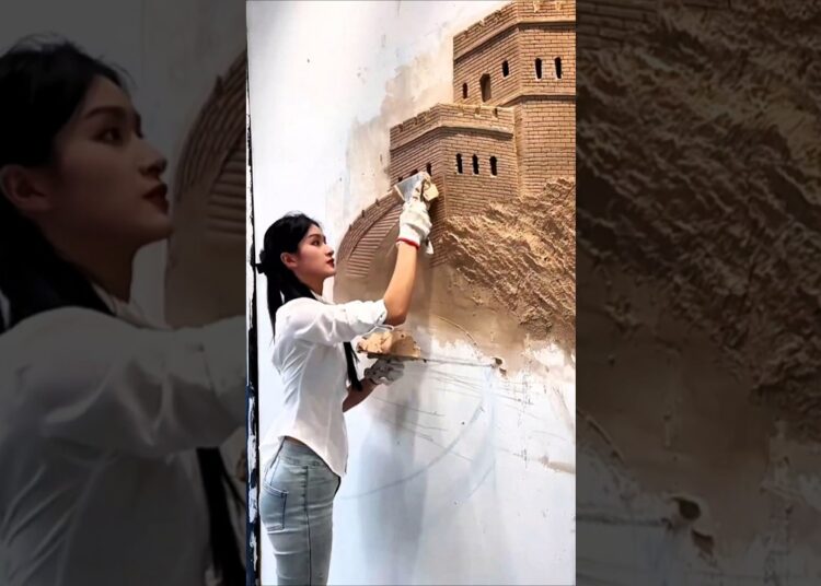 wall art 😱 #beautiful #art #funny #song #music #painting #oilpainting #trend #omg #amazing
