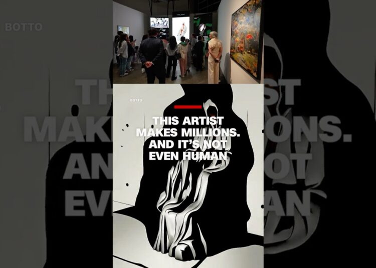 This artist makes millions and it’s not even human