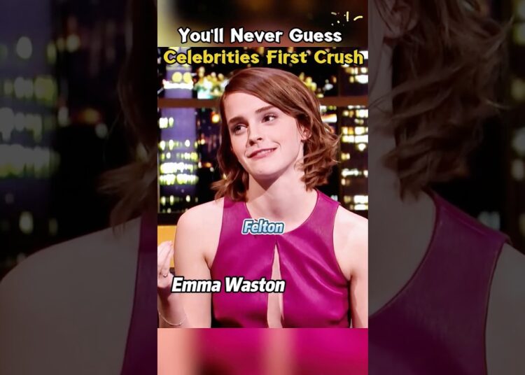 You’ll never guess celebrities first crush ❤️ #celebrity #shorts
