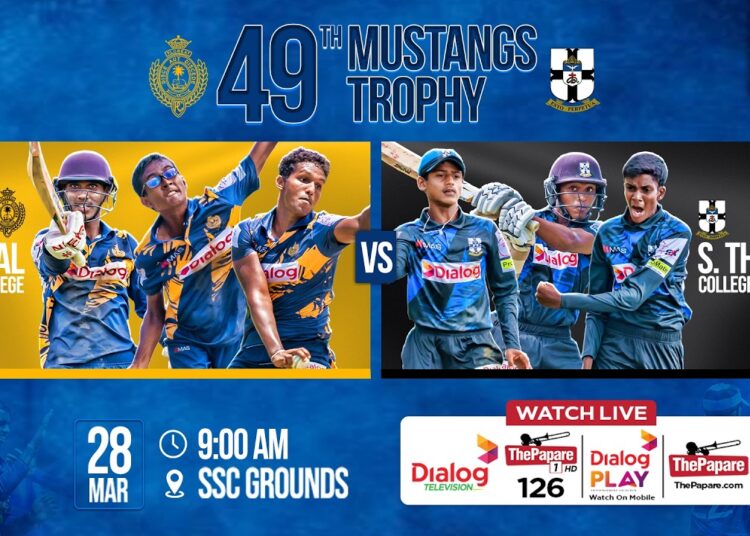 LIVE: Royal College vs S. Thomas’ College – 49th Mustangs Trophy Cricket Encounter 2026