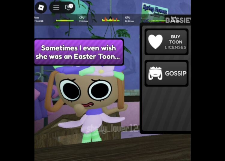 Voicing one of Bassie’s gossips!! #dandysworld #fypp #roblox #capcut #shelly #bassie #voiceover
