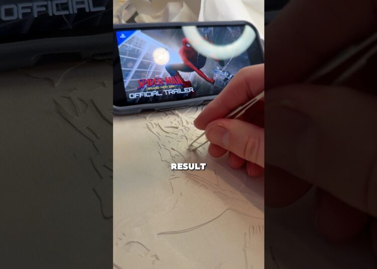Was it worth it?😳🕷️#spiderman#art#challenge
