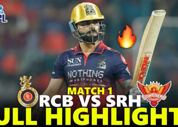 IPL Match 1 Full Highlights 2026 | Royal Challengers Bengaluru vs Sunrisers Hyderabad | RCB VS SRH