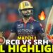 IPL Match 1 Full Highlights 2026 | Royal Challengers Bengaluru vs Sunrisers Hyderabad | RCB VS SRH