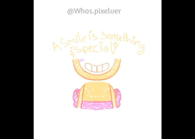 a smile and a ribbon 🎀! #dandysworld #art #animation #fypシ゚viral #fypシ #notmyidea