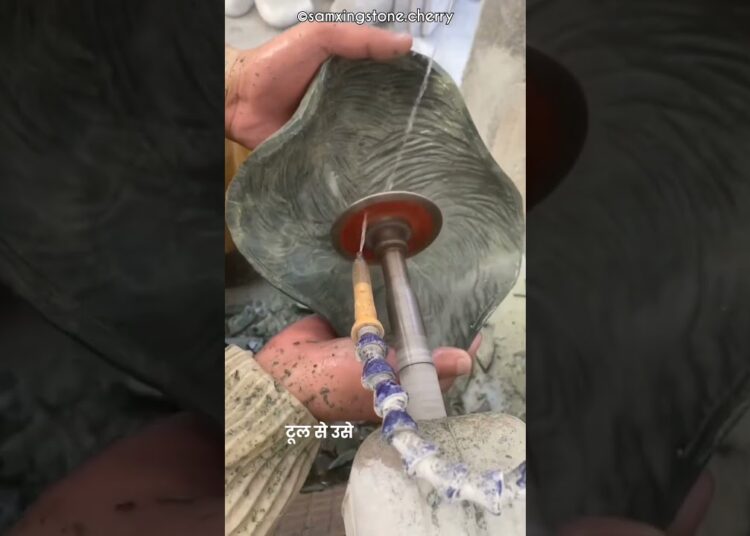 Turning a Simple Stone into Expensive Art 😳 #shorts