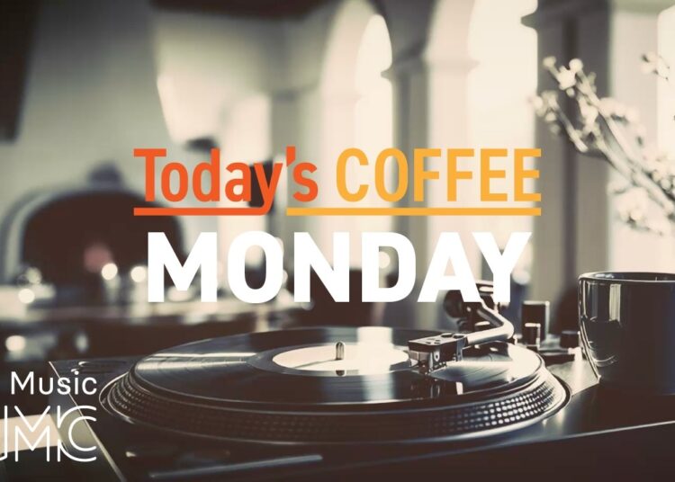 MONDAY COFFEE: Smooth Spring Jazz at Cozy European Café ☕ Relaxing Music for Work, Study & Focus