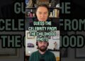 Guess the Celebrity from their Childhood Photo! 📸 #shorts #celebrities #trivia