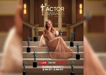 The 2026 Actor Awards, hosted by Kristen Bell. (Courtesy of Netflix)