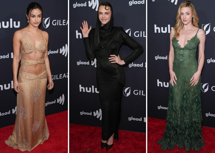 2026 GLAAD Media Awards red carpet: Cara Delevingne, Camila Mendes, Lili Reinhart and more