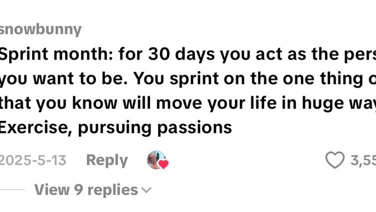 productivity, hacks, viral, sprint, month