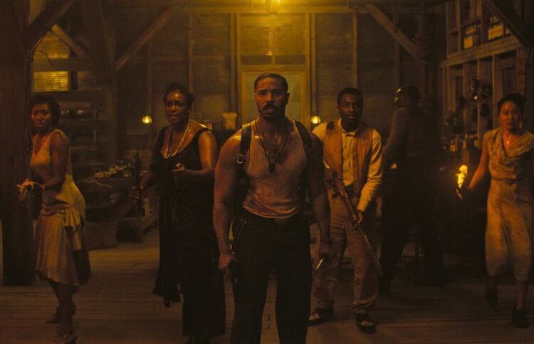 Jayme Lawson, Wunmi Mosaku, Michael B. Jordan, Miles Caton and Li Jun Li in