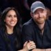 Meghan, Duchess of Sussex and Prince Harry, Duke of Sussex attend the 75th NBA All-Star Game at Intuit Dome on February 15, 2026 in Inglewood, California