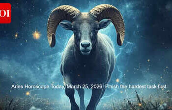 Aries Horoscope Today, March 25, 2026: Finish the hardest task first