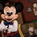 Mickey Mouse at the Town Square Theater in the Magic Kingdom at Disney World.