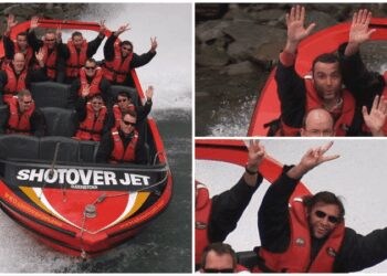 Big celebrities on the Shotover Jet, ranked from least to most shit-scared
