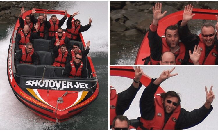 Big celebrities on the Shotover Jet, ranked from least to most shit-scared