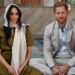 The Duke and Duchess of Sussex during a trip to Cape Town. Pic: Reuters