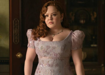 Nicole Coughlan's 'Bridgerton' character Penelope Featherington is now a mother in season 4Credit: Liam Daniel/Netflix