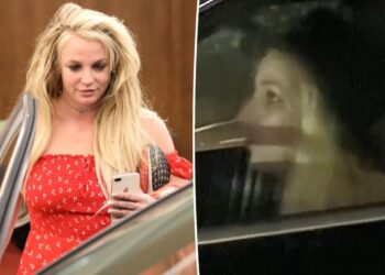 Britney Spears seen for the first time since DUI arrest