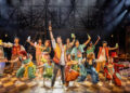 CJ Eldred and the company of the North American Tour of & JULIET. (Courtesy Evan Zimmerman for MurphyMade)