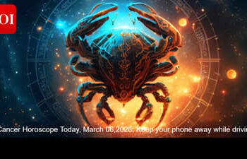 Cancer Horoscope Today, March 06,2026: Keep your phone away while driving
