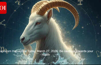 Capricorn Horoscope Today, March 27, 2026: Be cautious towards your health
