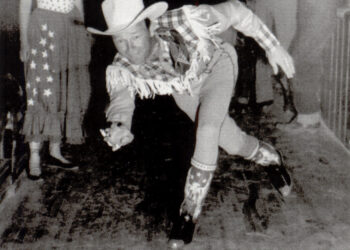 Roy Rogers rolled the first ball down the lanes at...